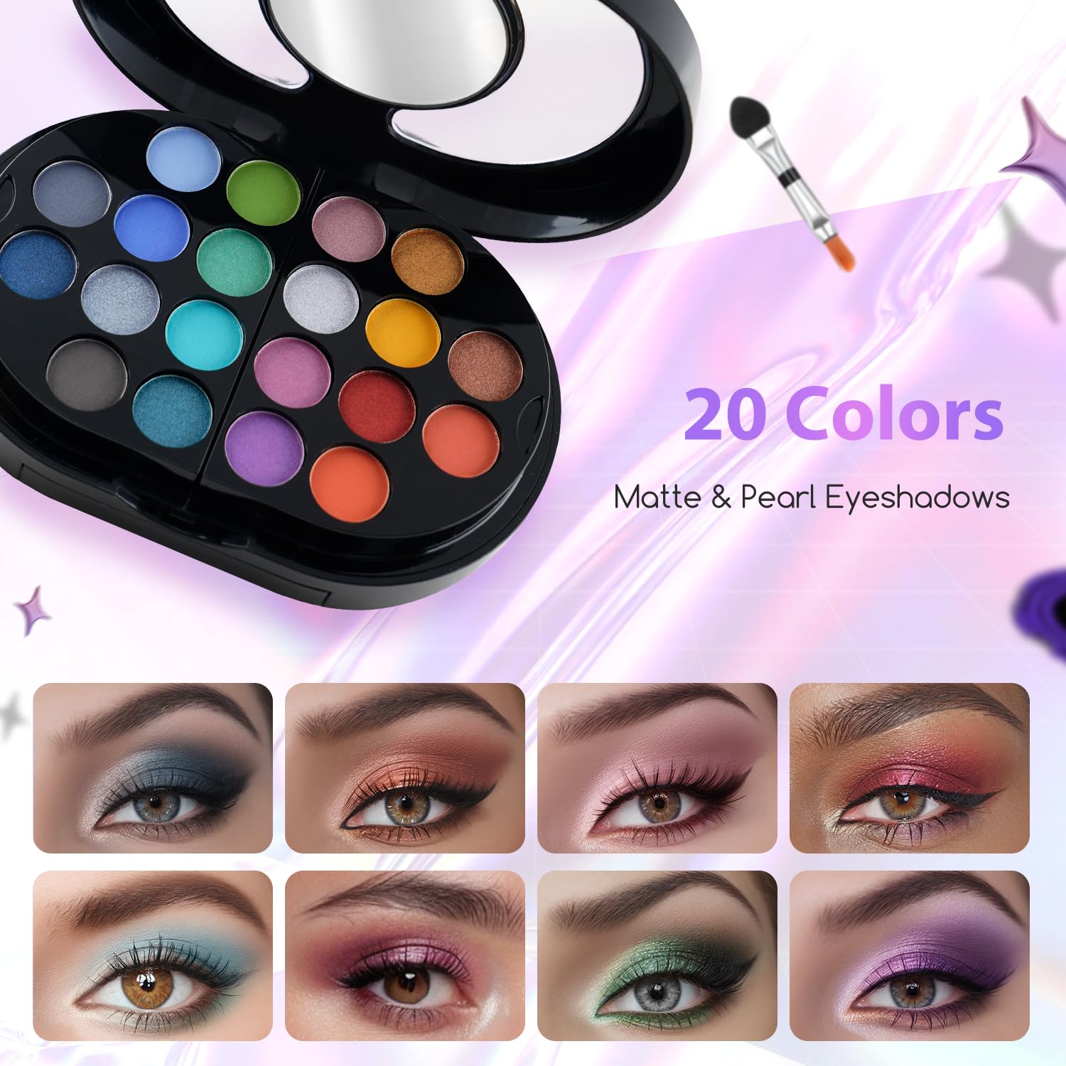 Gloss levres Color Nymph, couleurs variées pour hydratation et brillance légère