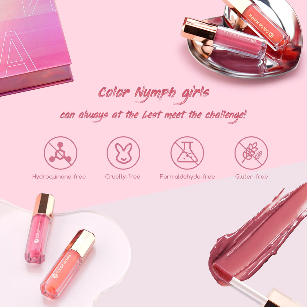 Color Nymph gloss neutre satin : douceur naturelle et confort longue tenue.