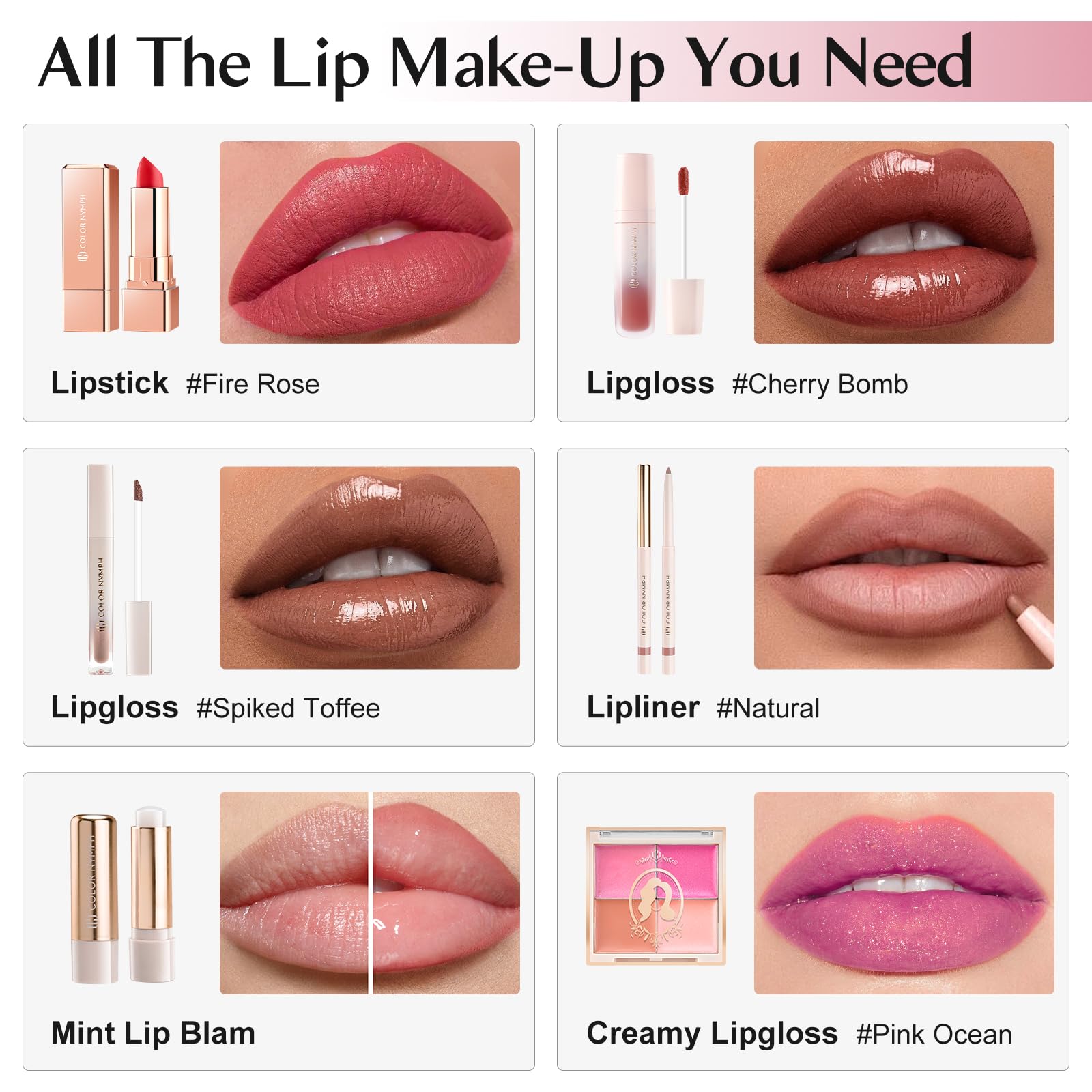 Color Nymph kid-friendly makeup brushes ready for easy beginners' application