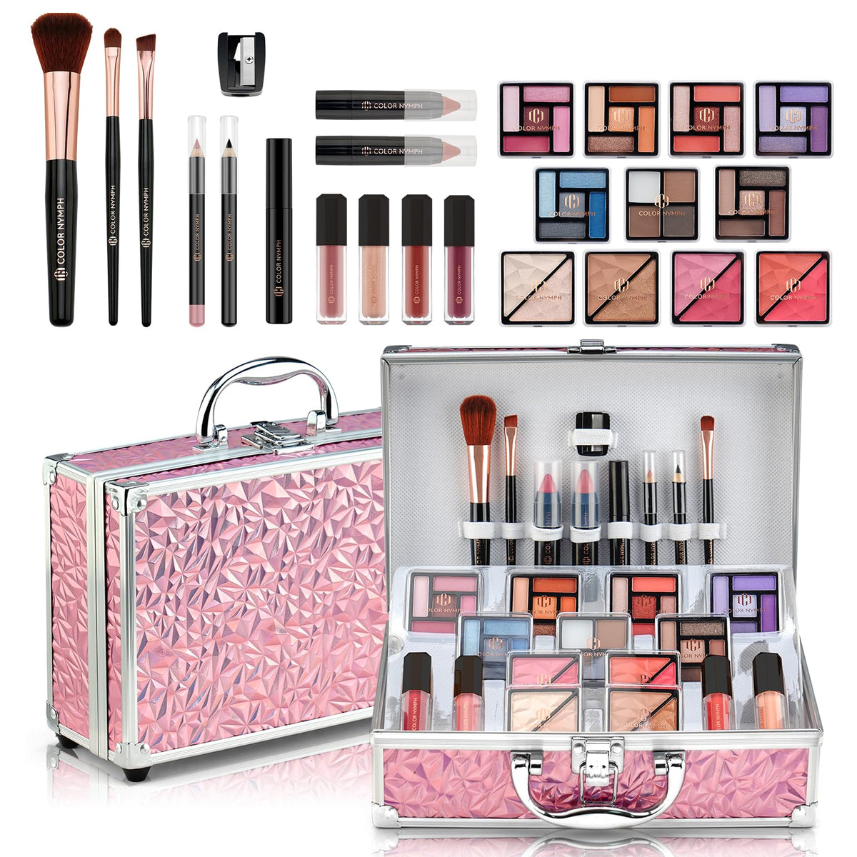 Color Nymph kit-maquillage débutant etui voyage, rangement pratique pour démarrer.