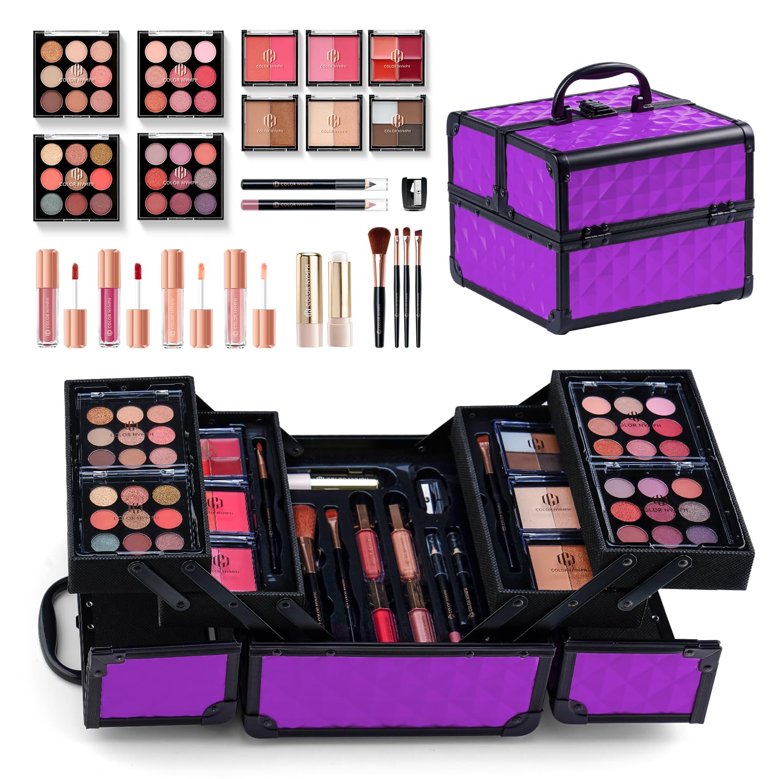 Color Nymph kit-maquillage ensemble prêt-à-l'emploi pour débutants.