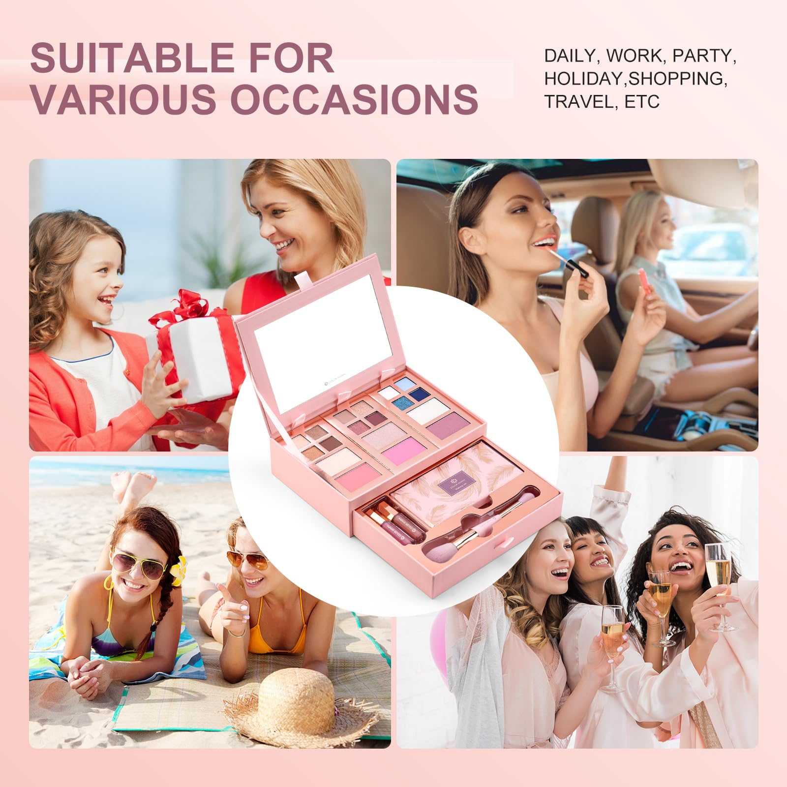Color Nymph coffret cadeau maquillage élégant pour femmes et filles.