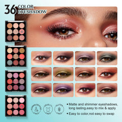 Pinceaux Color Nymph maquillage ensemble de 4 pour une application précise