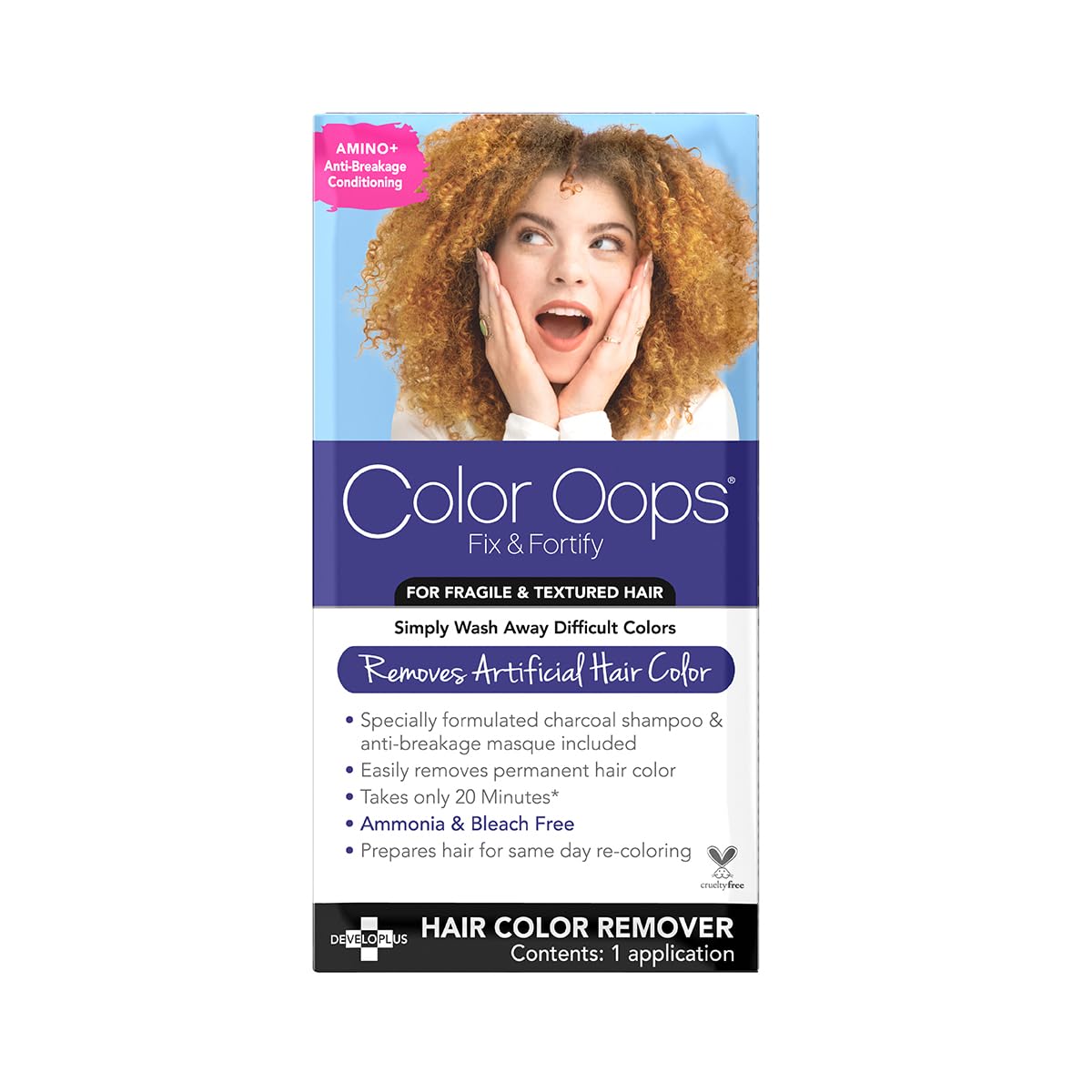 Color Oops décolorant, bouteille mélangeur: démarrage facile du retrait de couleur.
