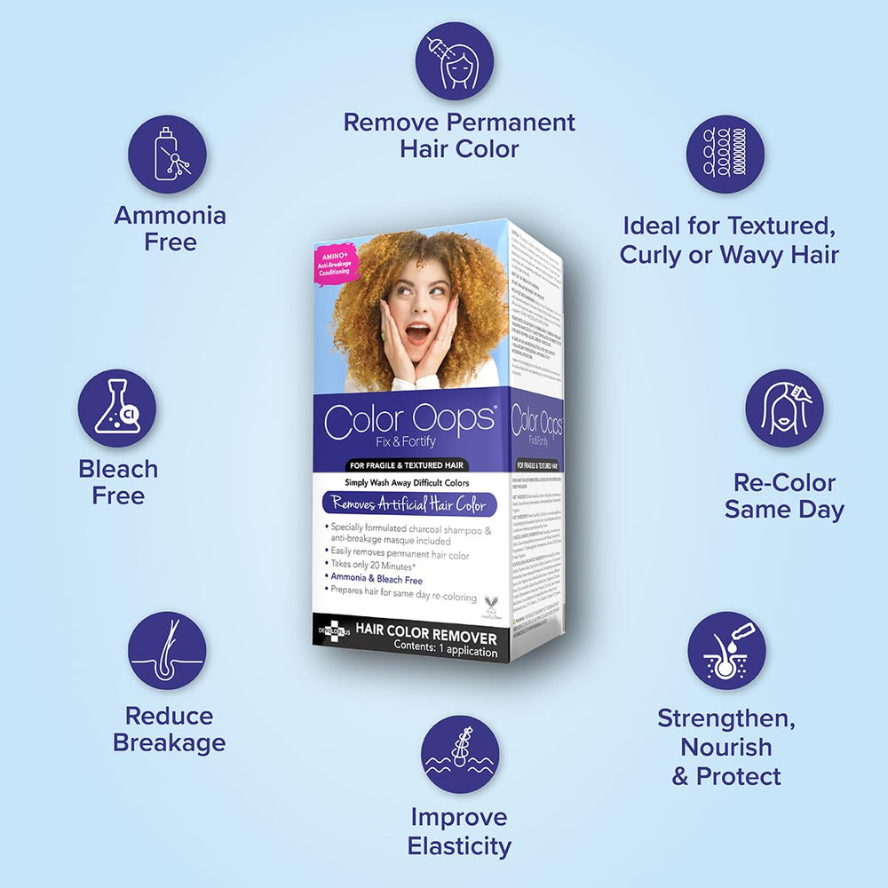 Color Oops étape 3 masque réparateur: renforcer et nourrir les cheveux traités.