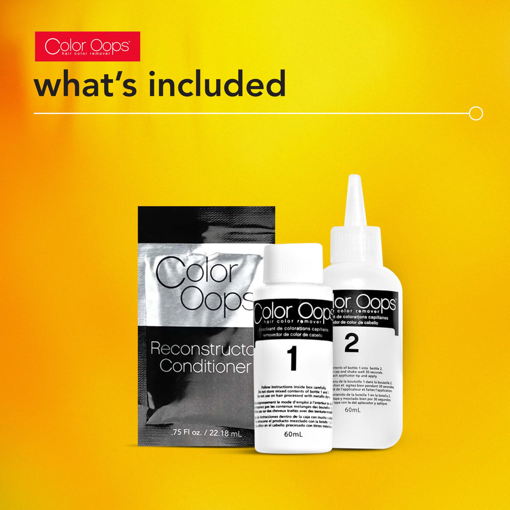 Color Oops – kit réconstructeur et conditionneur pour cheveux traités