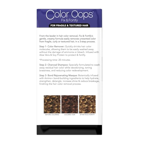 Color Oops masque réparateur liaisons: nourrit et fortifie les fibres capillaires.