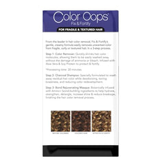 Color Oops masque réparateur liaisons: nourrit et fortifie les fibres capillaires.