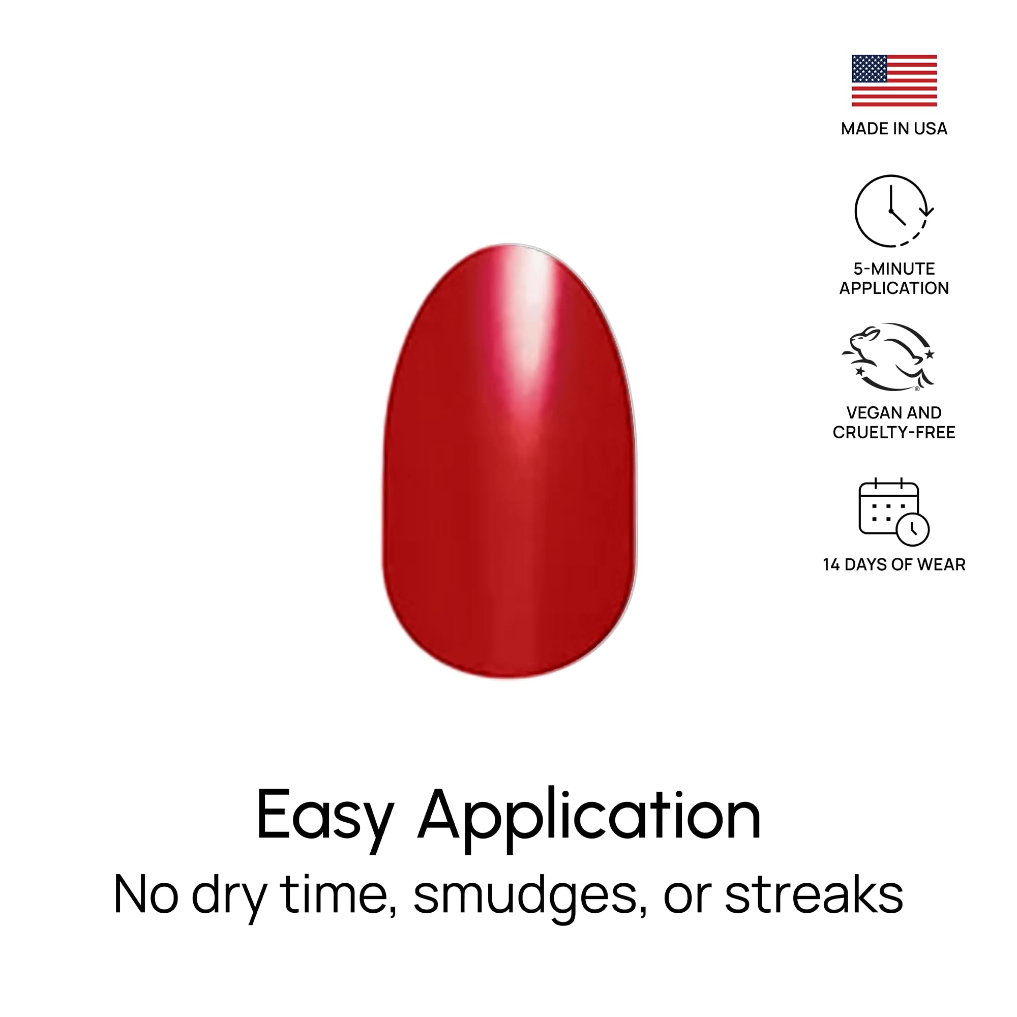Color Street Beijing Beauty 16 strips per set for versatile manicure options.