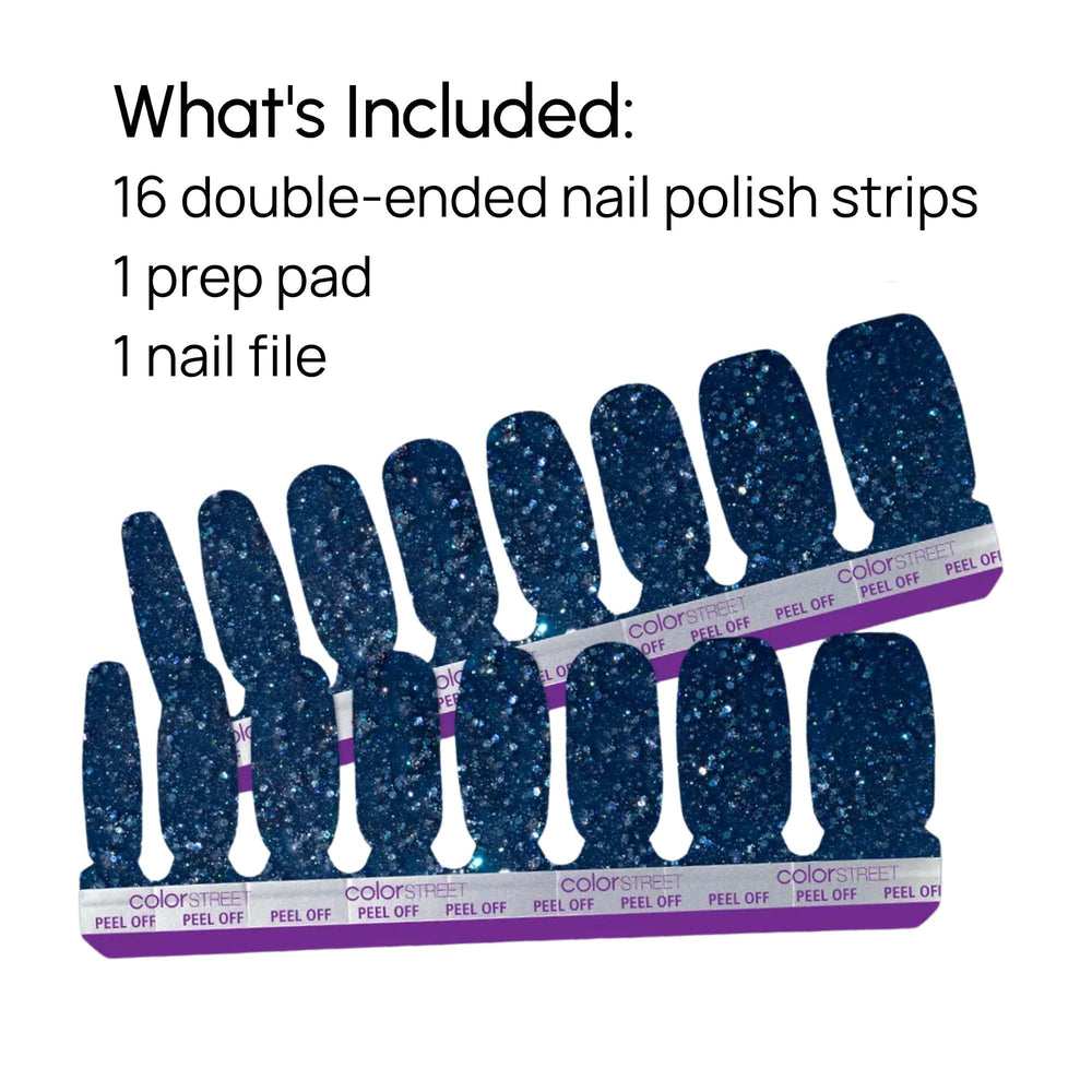 Color Street Oceans Apart – Finition brillante qui imite le vernis professionnel.