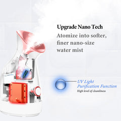Colorfarm Steamer nano ionique offre une vapeur ultra fine qui pénètre mieux.