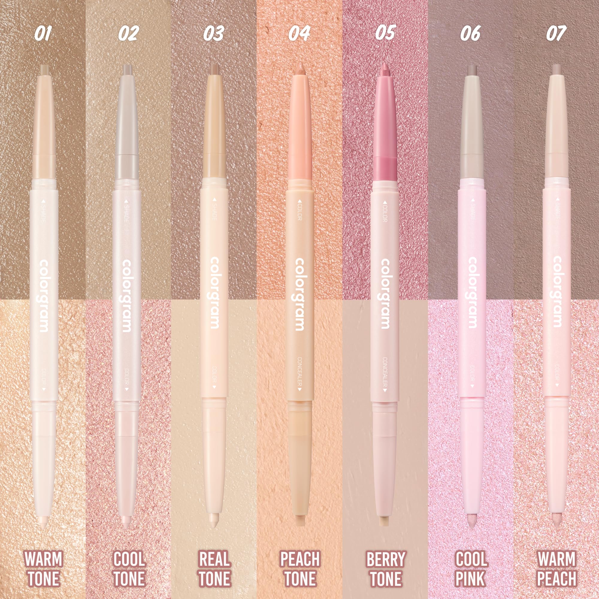 COLORGRAM bâton double-face lumineux pour profondeur et volume autour des yeux