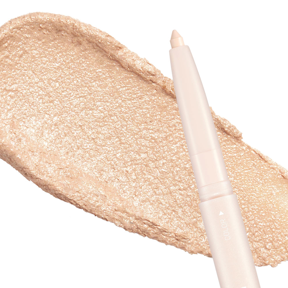 COLORGRAM échantillon highlighter teinte 01 Warm : lumière naturelle sur le teint.