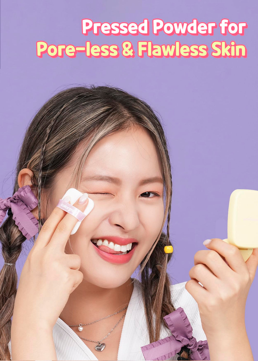 Colorgram sebum retouching blur pact cruelty-free branding