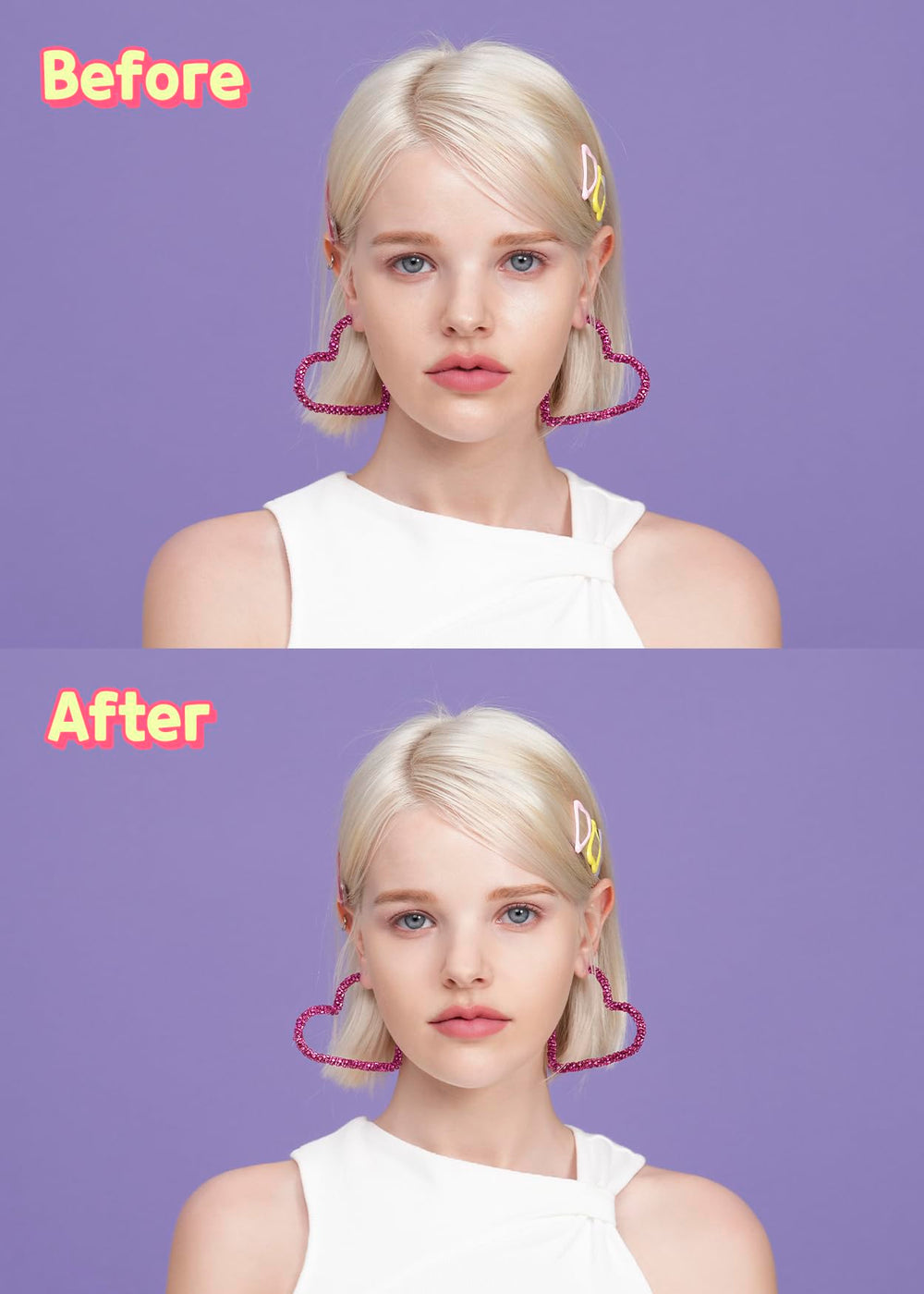 Colorgram sebum retouching blur pact soft focus application on skin
