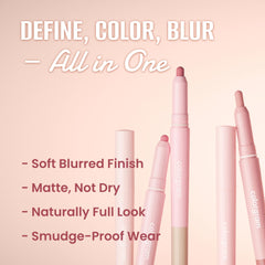 COLORGRAM All In One Over-Lip Maker – tenue longue et résistance à l'eau.