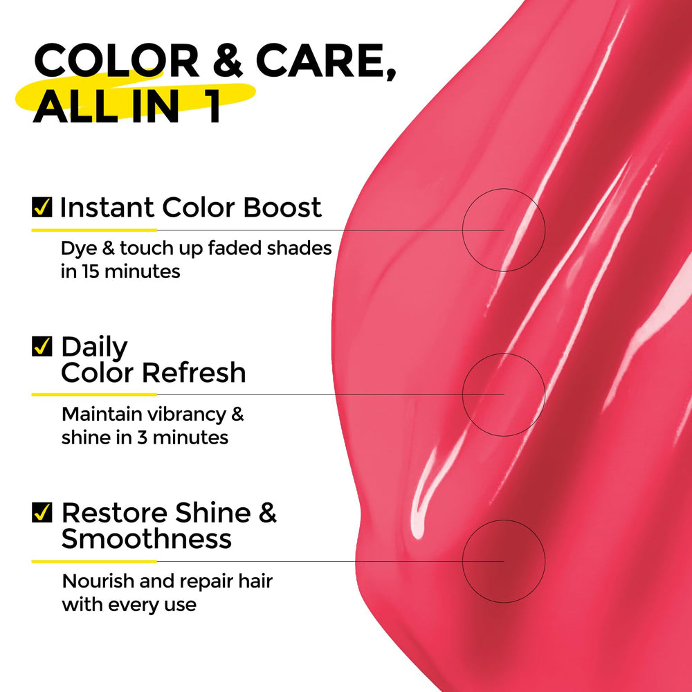 COLORLOMO application sur cheveux secs, teinte douce et durable.