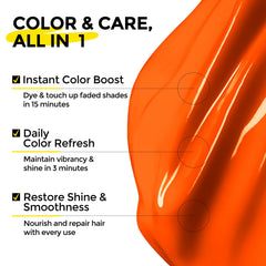 COLORLOMO Application cheveux secs 15 minutes, retouche rapide sans chaleur.