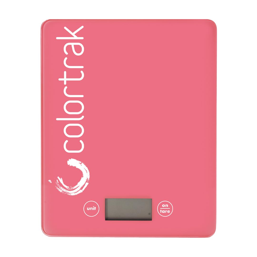 Balance digitale Colortrak avec verre trempé pour pesées sécurisées et durables.