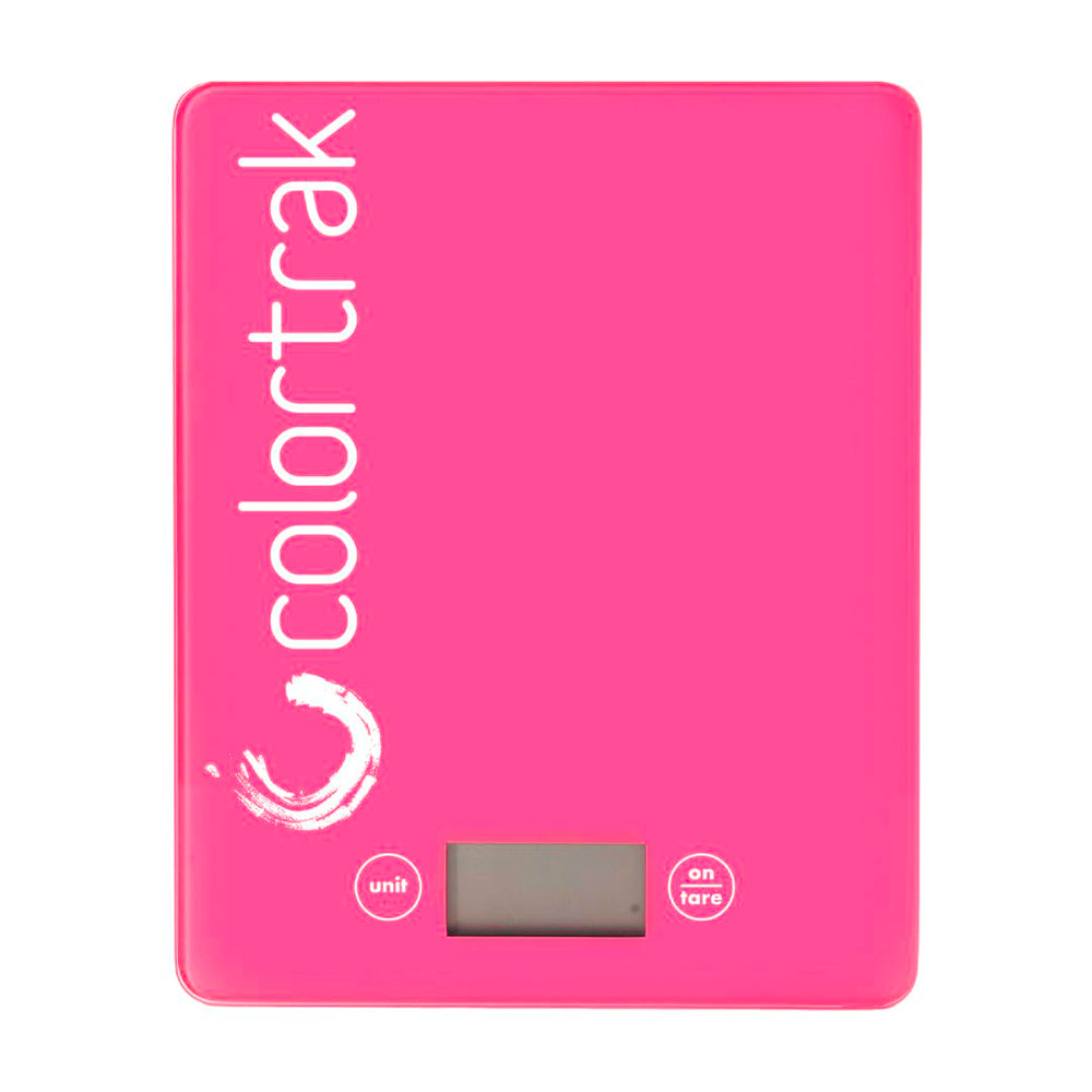 Balance digitale Colortrak avec verre trempé pour pesées sécurisées et durables.