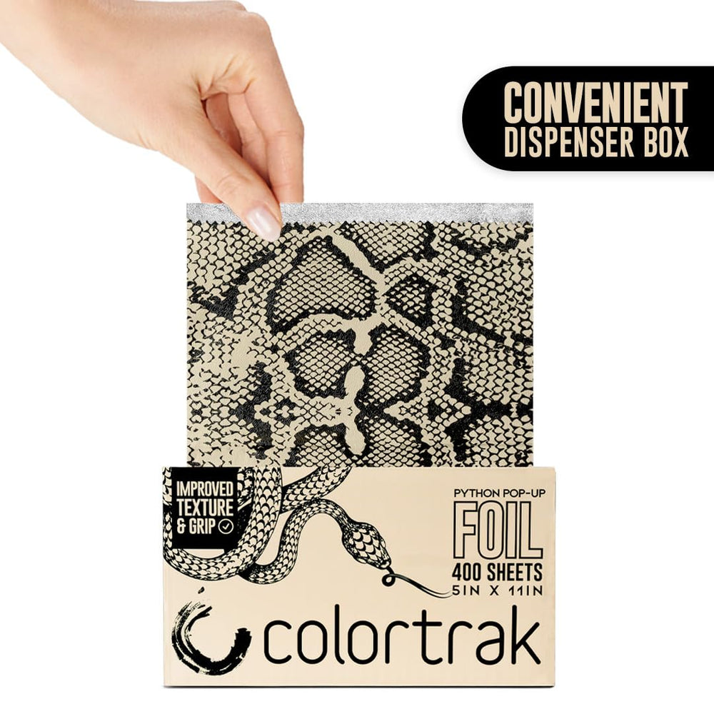 Feuilles Colortrak dédiées balayage et highlights pour une application homogène.