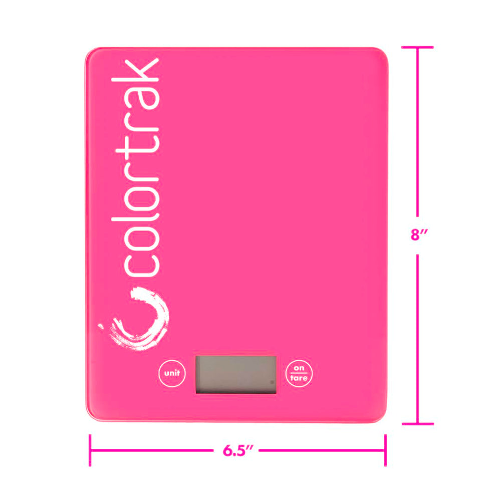 Échelle Colortrak au format 8x6,5 pouces s’adaptant facilement à votre poste de travail.
