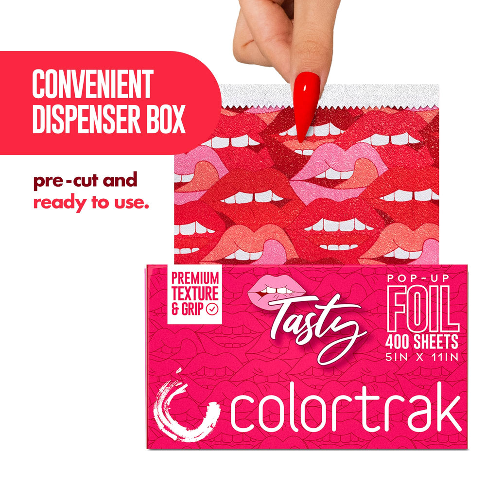Colortrak: feuilles embossées avec texture antidérapante pour coloration précise.