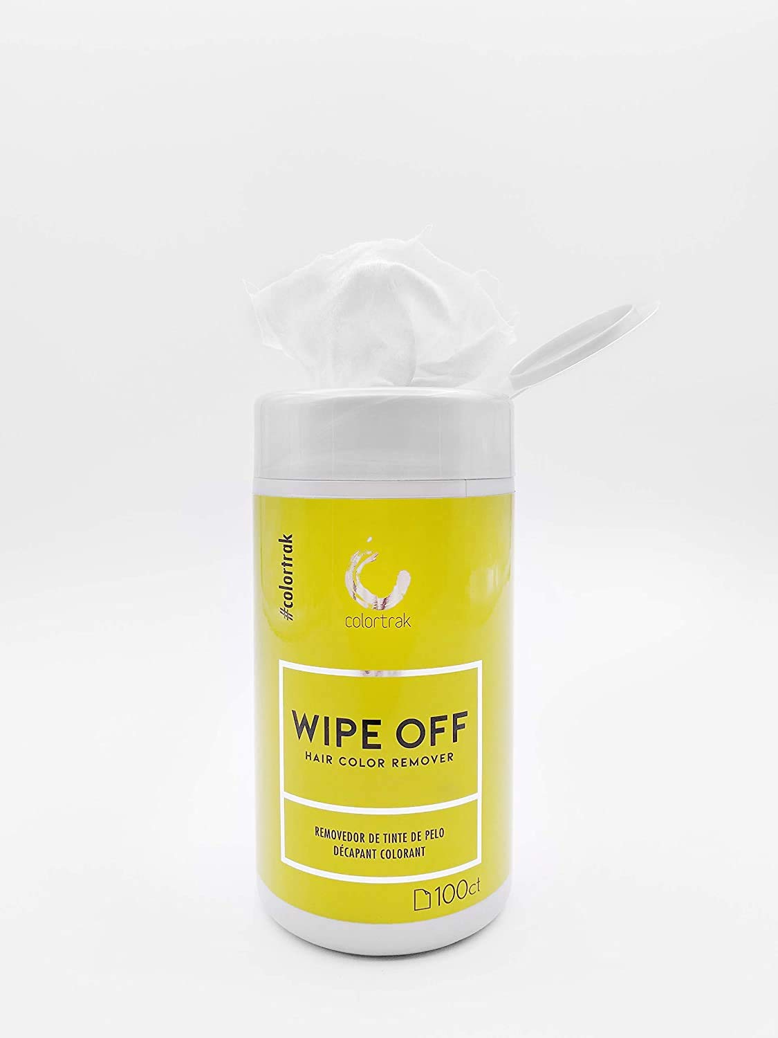 Boîte Colortrak de 100 lingettes prête à l'usage en salon