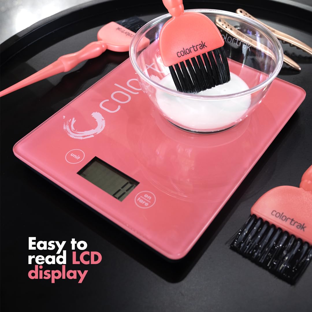 Pieds antidérapants Colortrak assurant stabilité sur surfaces lisses lors des pesées.