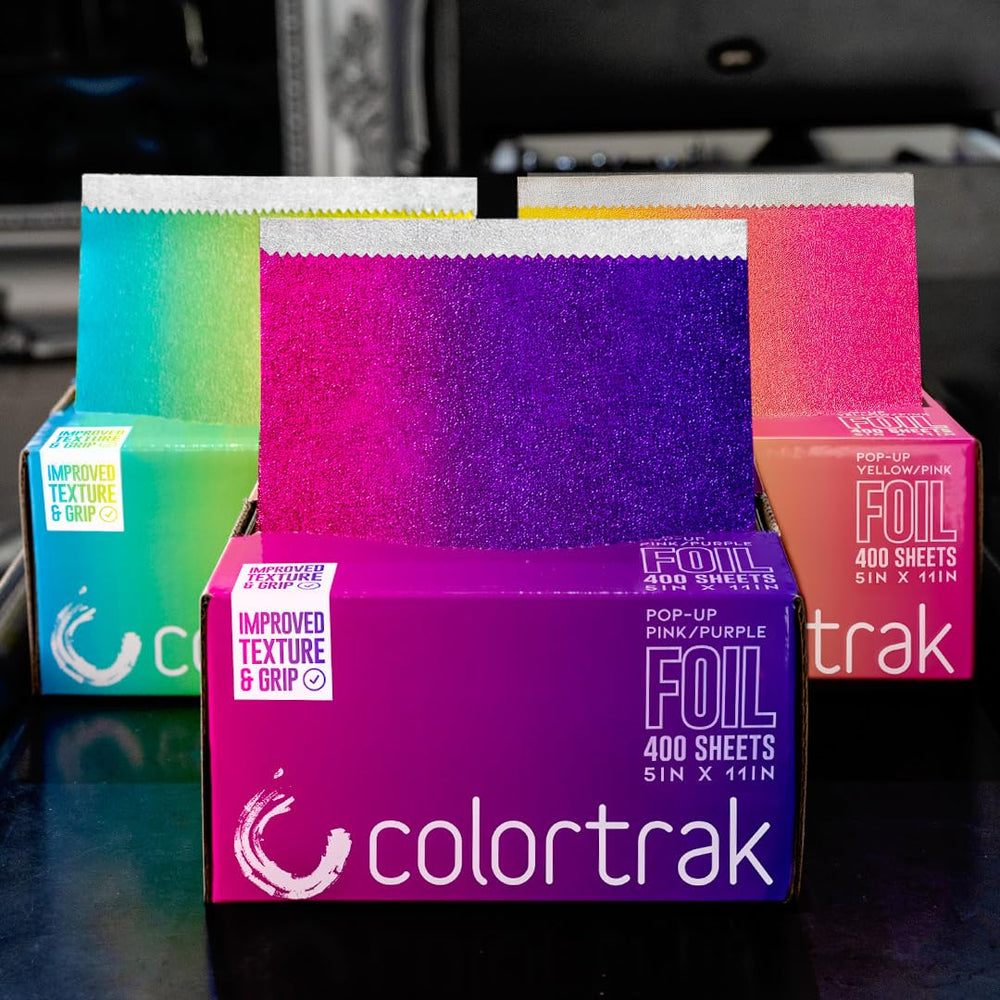 Colortrak usage balayage et coloration avec feuilles aluminium