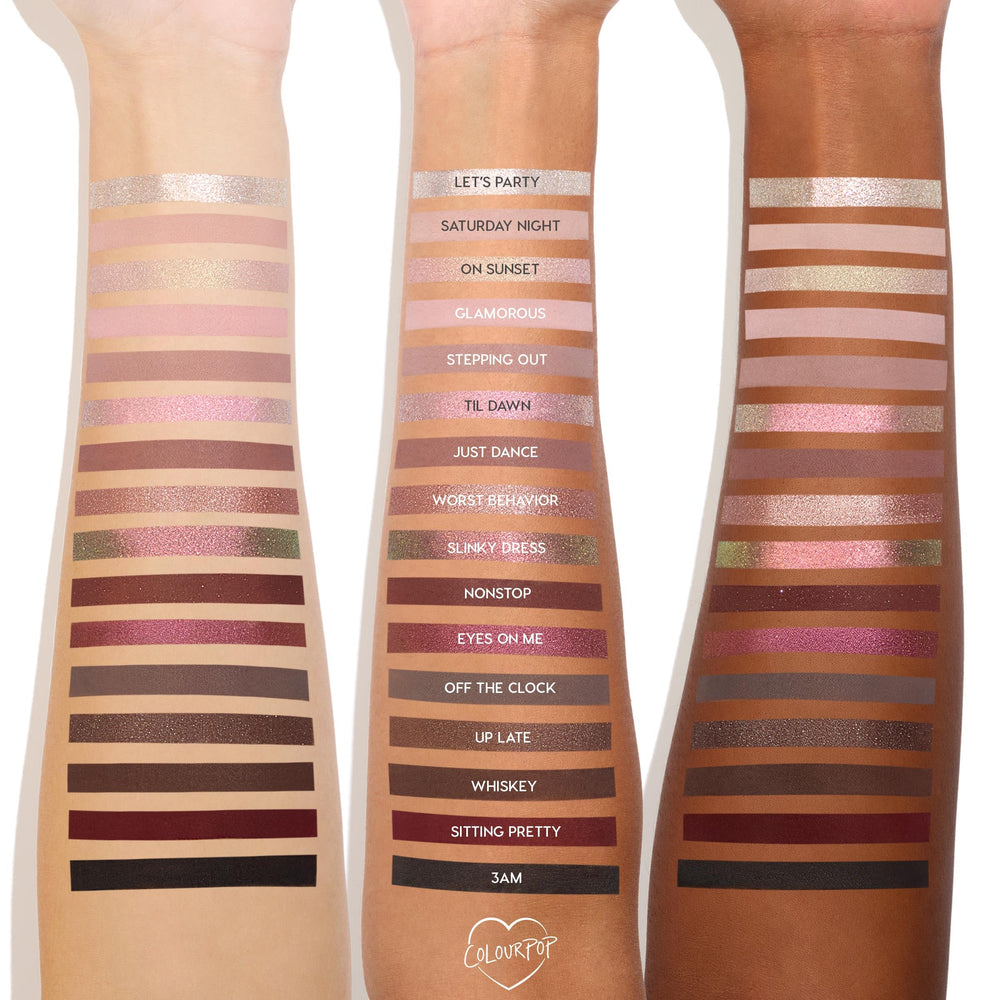 Palette légère et portable ColourPop After Hours, idéale pour les retouches en voyage.