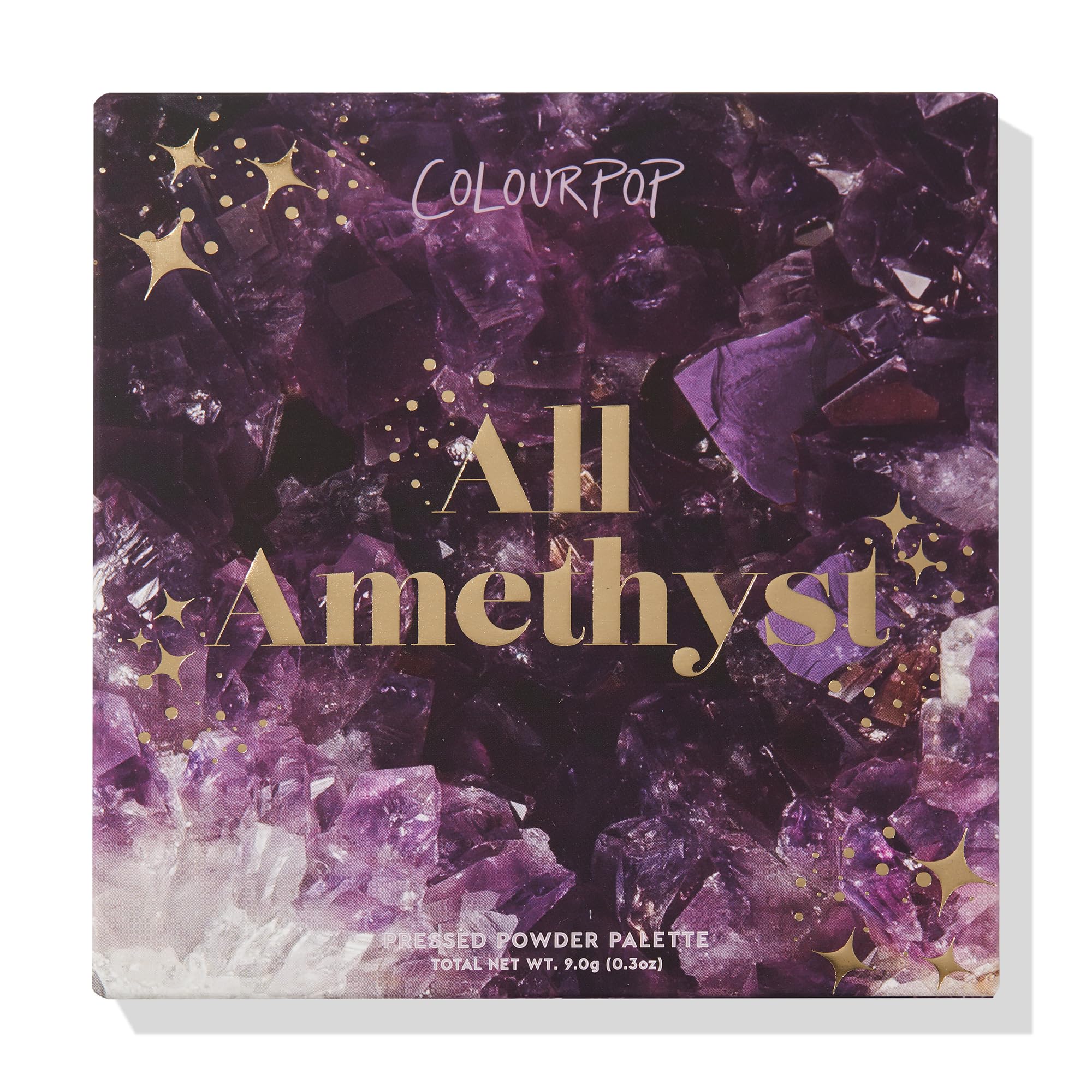 Rangement makeup ColourPop All Amethyst dans sac routine rapide.
