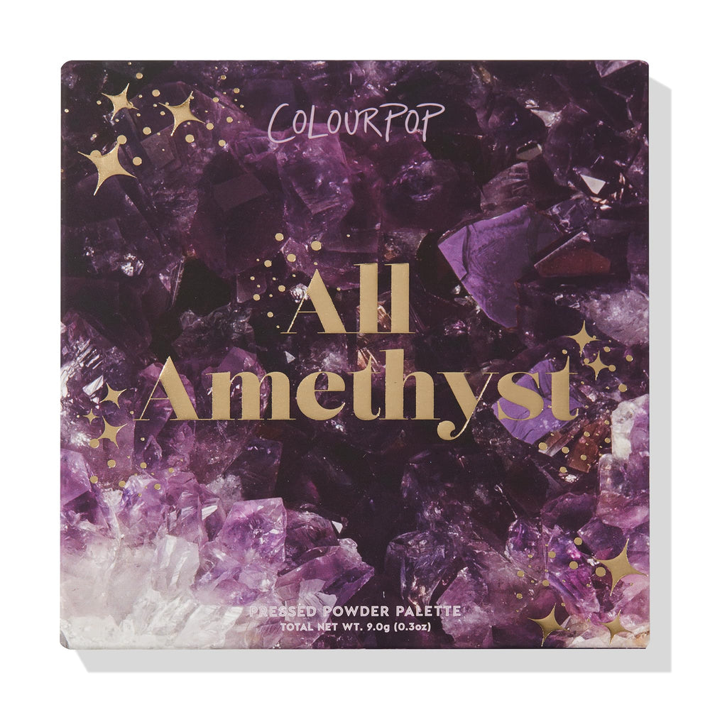 Rangement makeup ColourPop All Amethyst dans sac routine rapide.