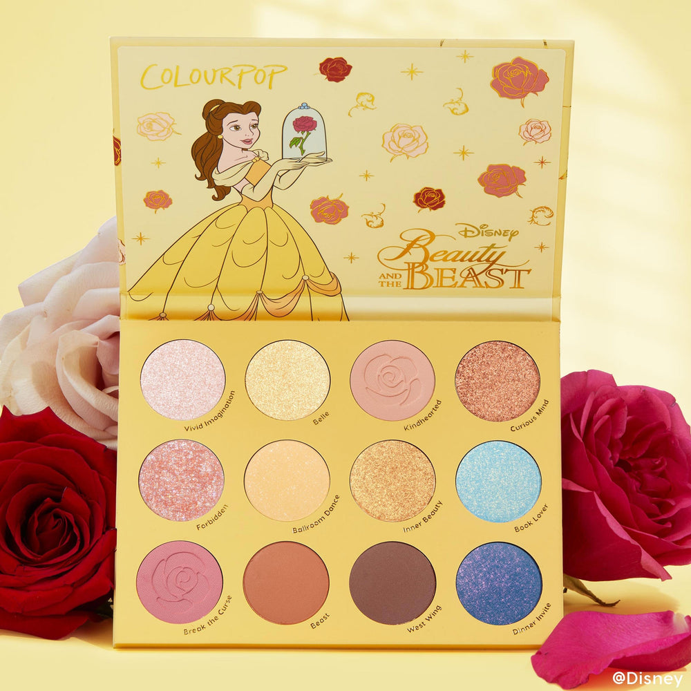 Format portable ColourPop Beauté et la Bête, idéal en voyage.
