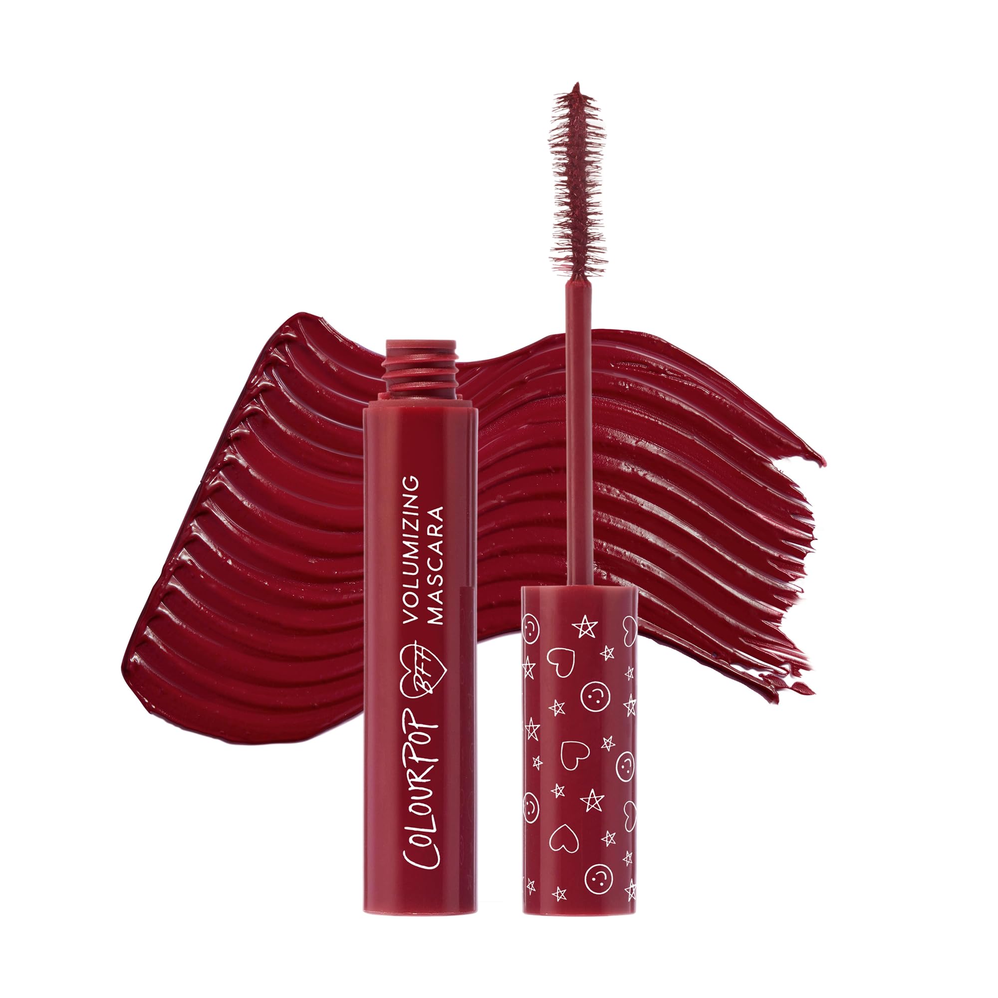 ColourPop BFF Mascara en teinte Bourgogne pour un regard profond et élégant.