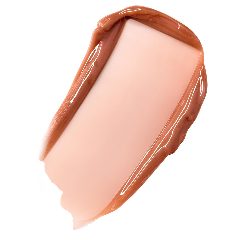 Échantillon ColourPop Fresh Kiss sur lèvres, brillance naturelle.