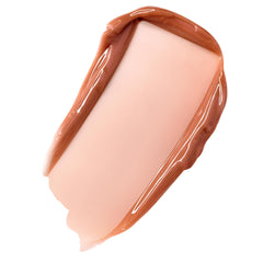 Échantillon ColourPop Fresh Kiss sur lèvres, brillance naturelle.