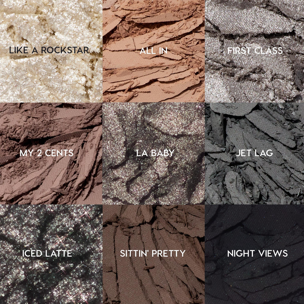 Palette ColourPop Gone Metal — paillettes éblouissantes pour looks festifs durables.