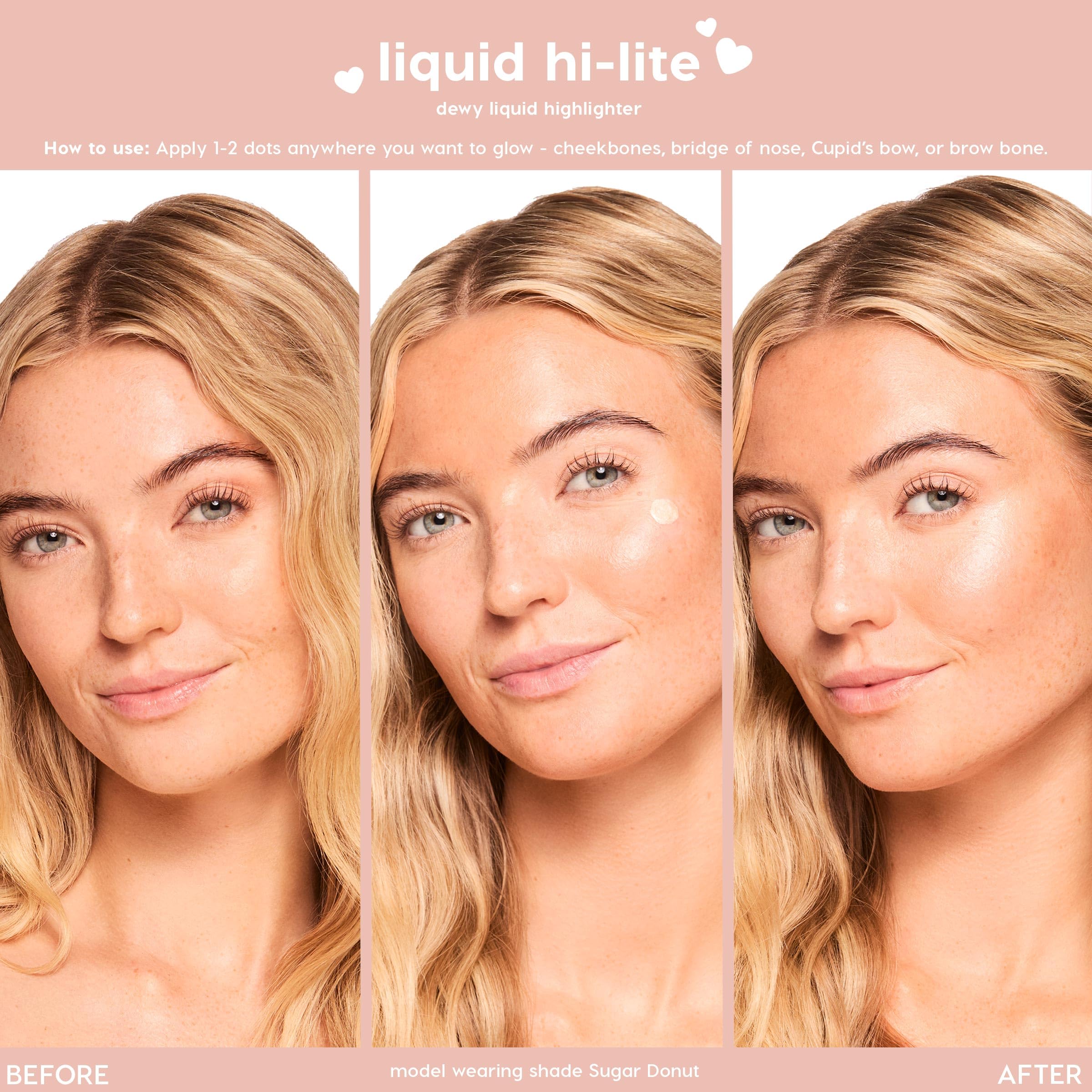 ColourPop Hi-Lite on the brow bone for lift and glow