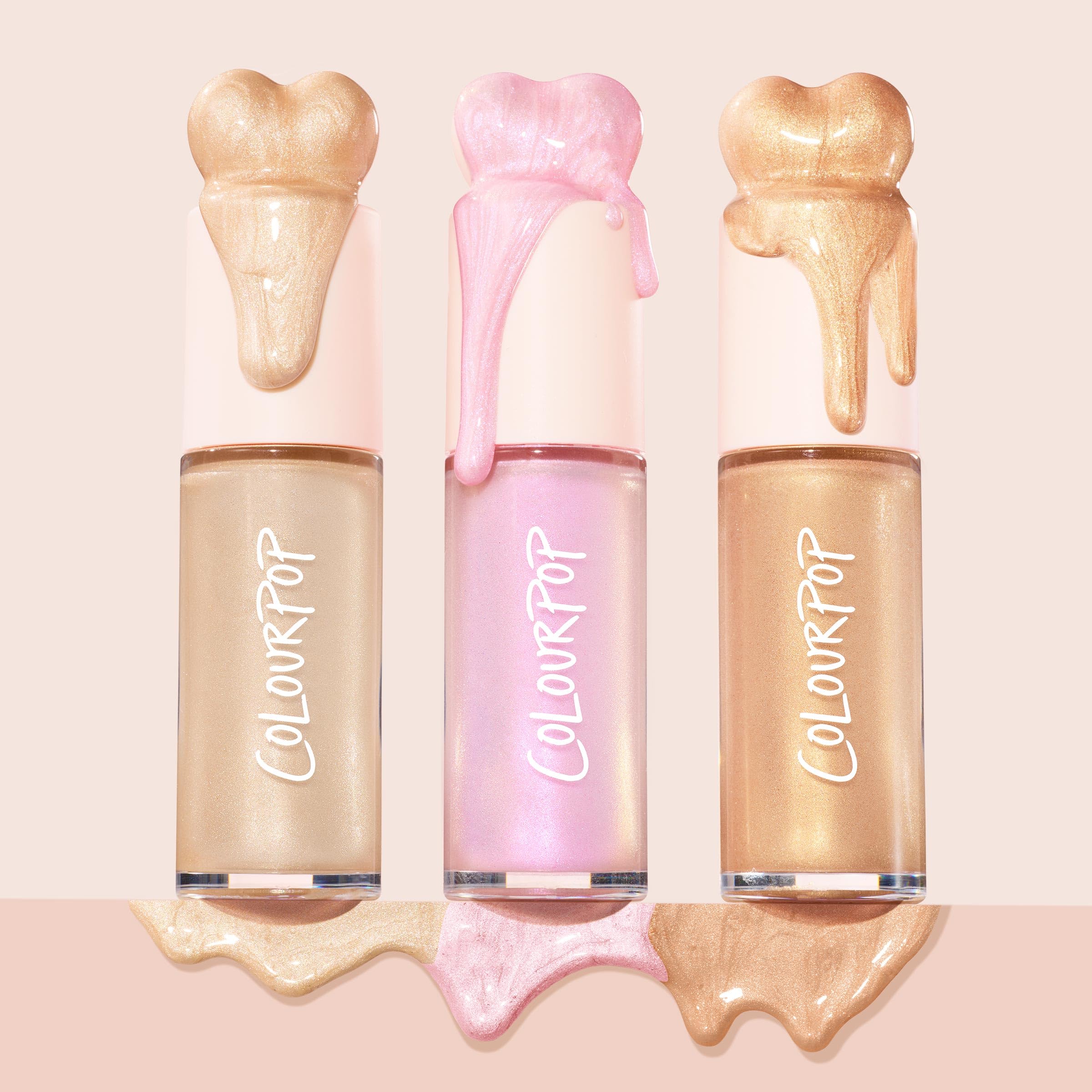 Close-up of ColourPop Hi-Lite showing glow finish