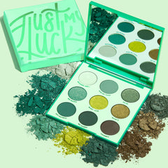 Ombres mates vertes ColourPop Just My Luck: teintes polyvalentes pour un regard naturel