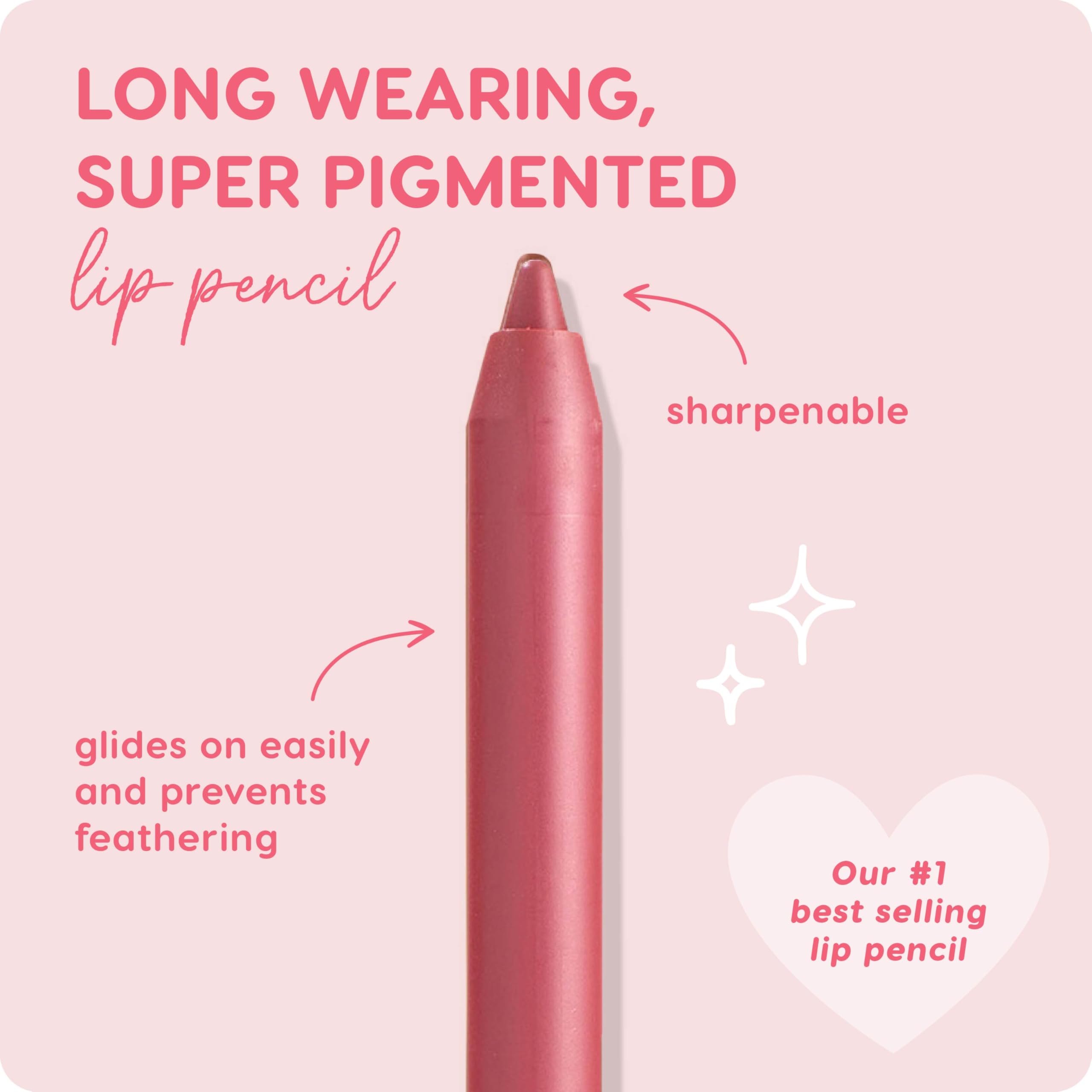 Longue tenue et fini net avec ColourPop Lippie Pencil prêt à l'emploi.