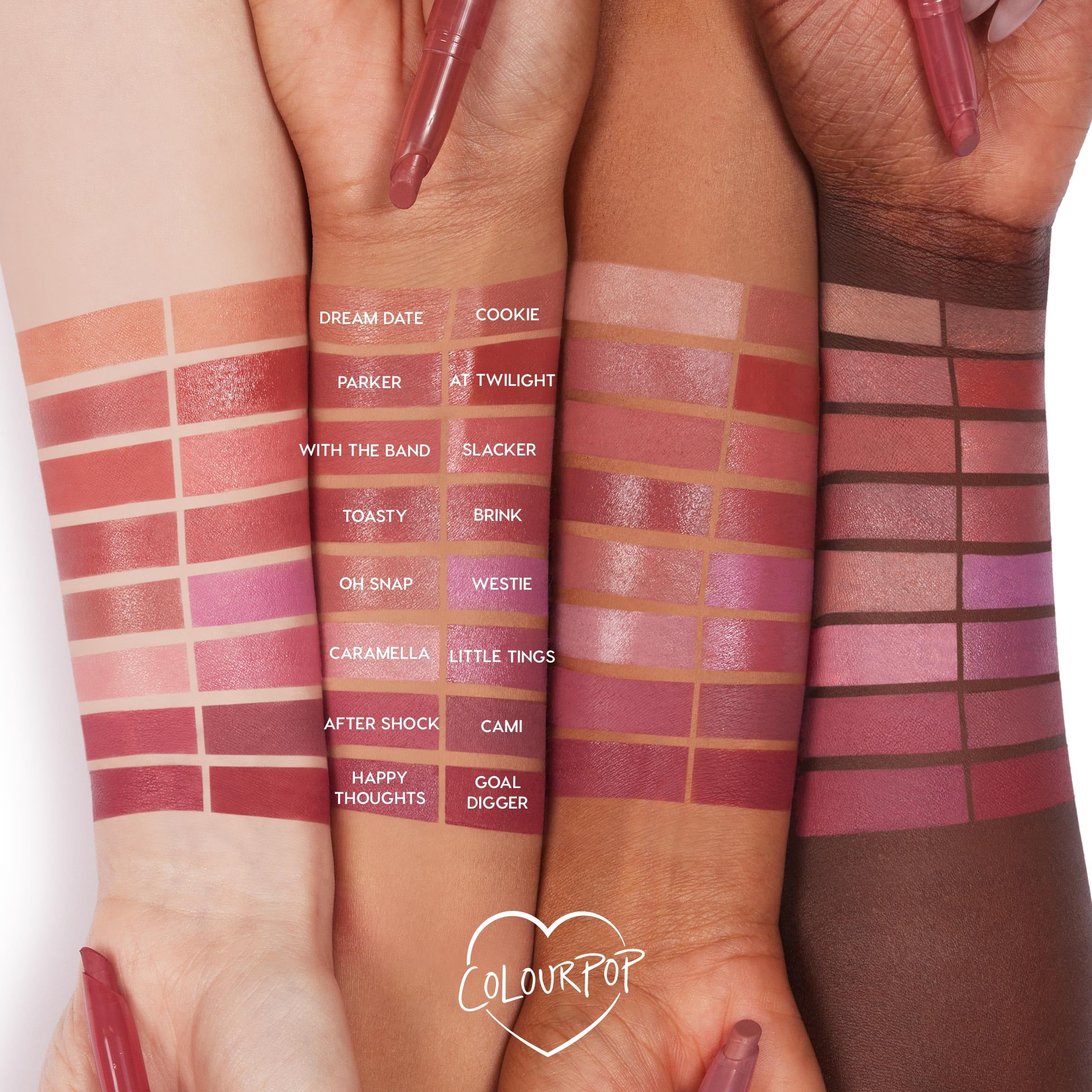 Lippie Stix application rapide en gros plan, fini mat.