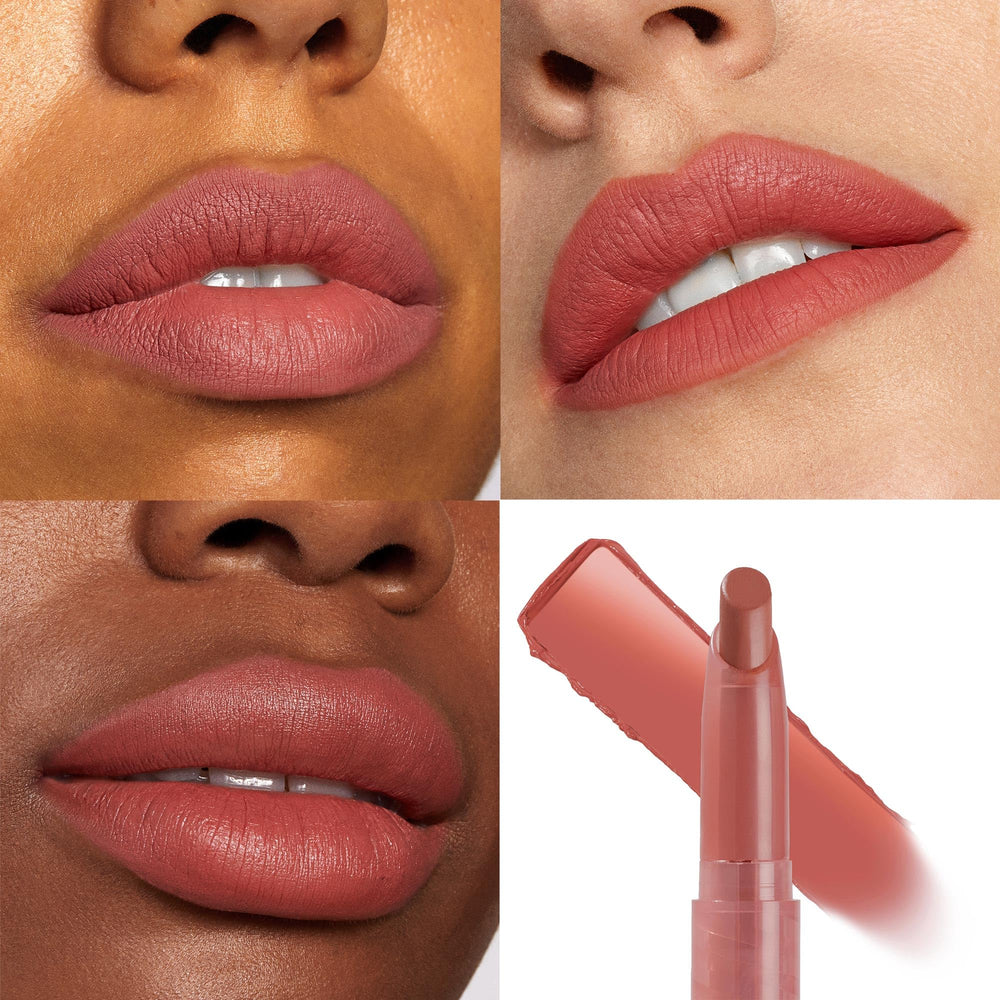 ColourPop Lippie Stix Brink préparation des lèvres avec base Lippie Primer pour une application lisse.