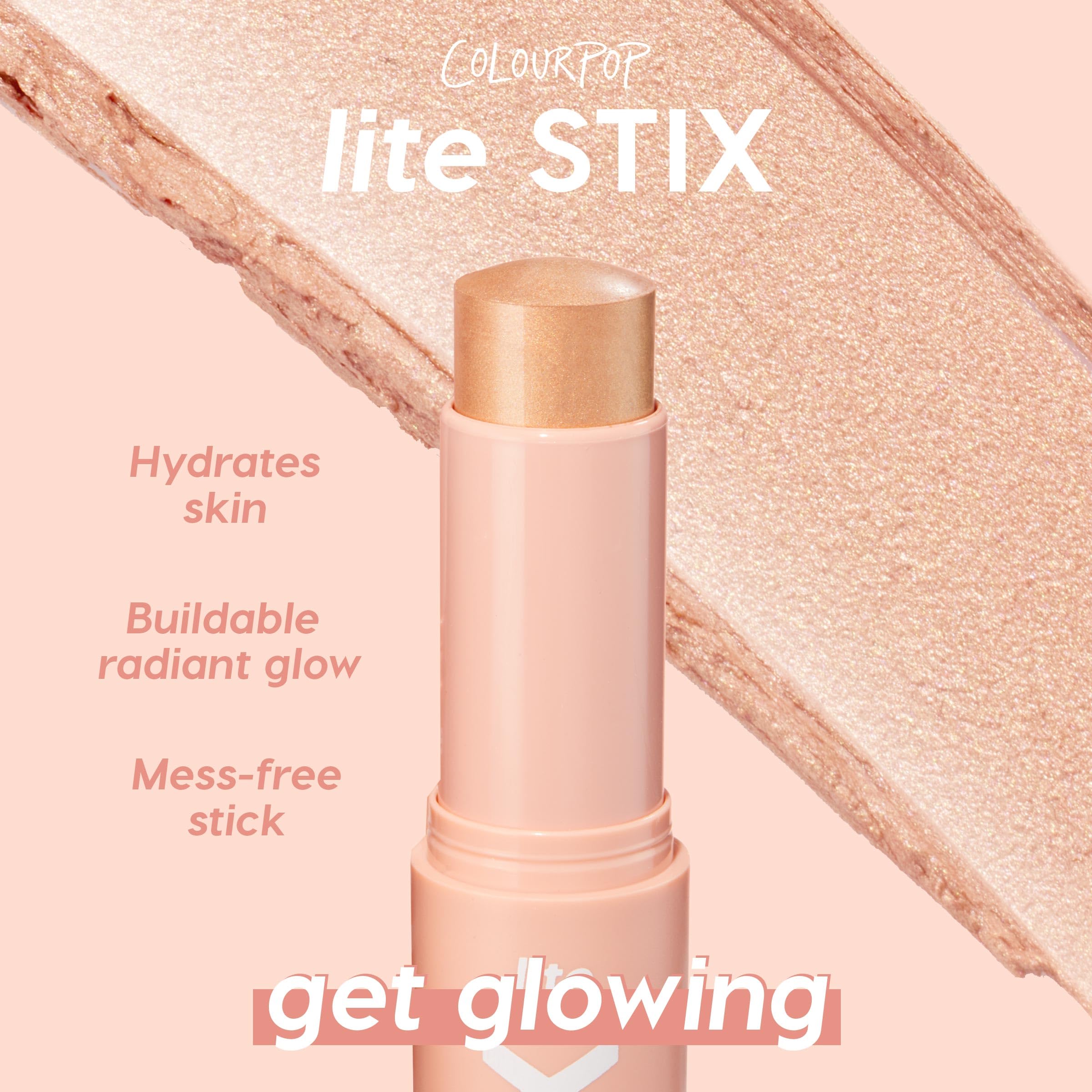 ColourPop Lite Stix : accent lumineux sur l’arête du nez et les zones caractéristiques