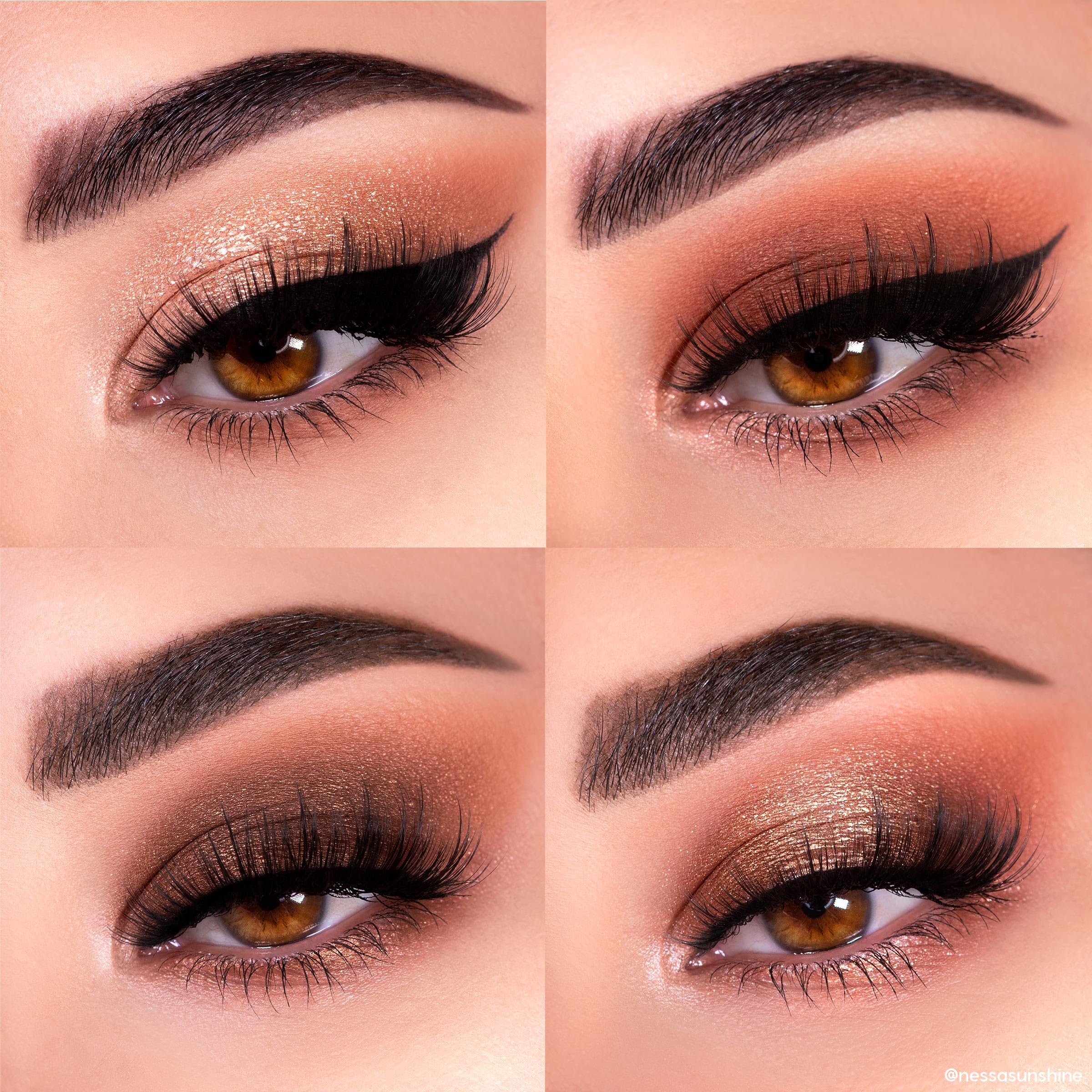 Échantillons ColourPop Nude Mood sur peau démontrant la pigmentation.