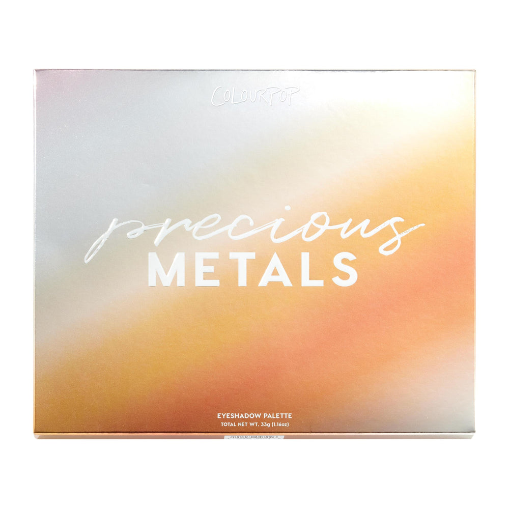 Emballage ColourPop Precious Metals au design élégant et pratique.