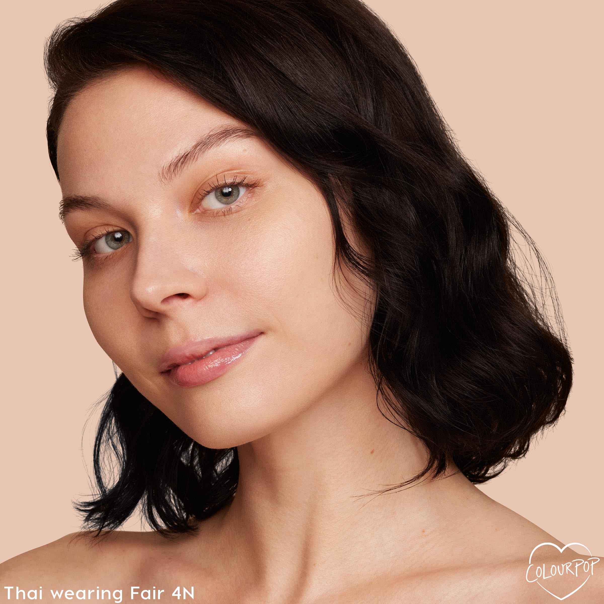 Teinte claire 4N ColourPop Pretty Fresh adaptée à peau claire