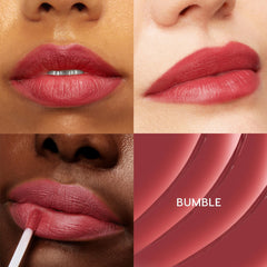 ColourPop Ultra Matte Lipstick Bumble – nuance lèvres, échantillon pour comparer les teintes.