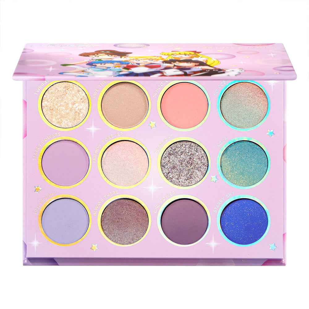 Palette ColourPop Sailor Moon – regard duo-chrome pour un rendu multidimensionnel.